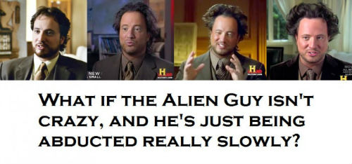 ancient aliens guy getting abducted