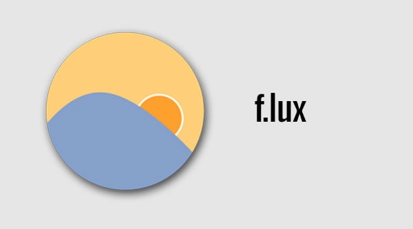 warm your screen with f.lux